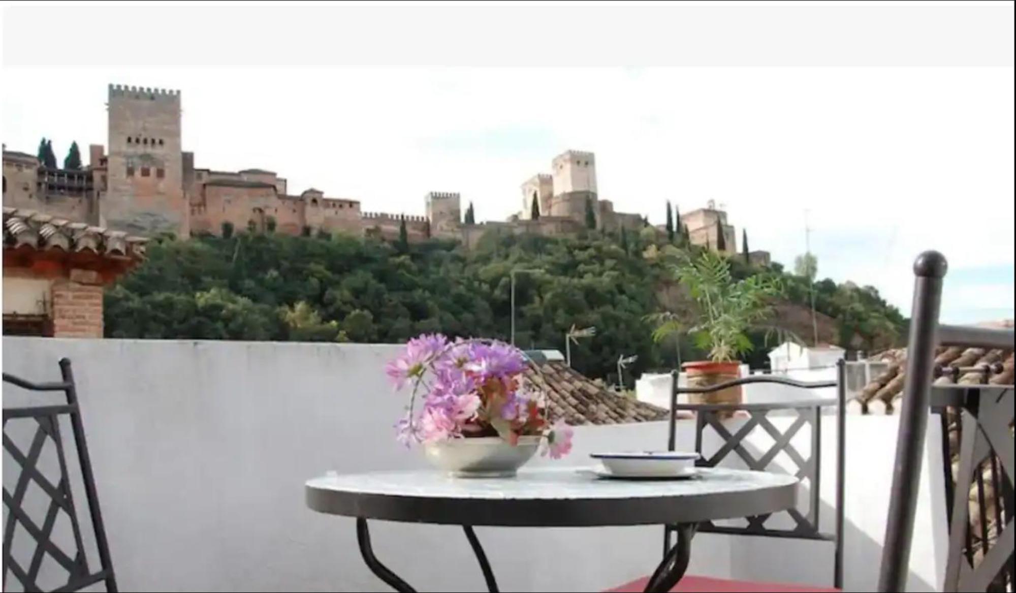 グラナダAtico Con Terracita Y Vistas Alhambra, Centroアパートメント エクステリア 写真